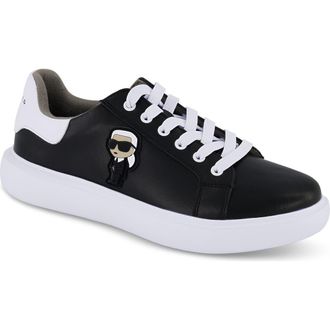 Karl Lagerfeld Karl Patch Sneaker in Black at Nordstrom Rack, Size 11.5