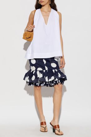 Jacquemus Cabana Skirt, Womens, Navy Blue