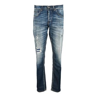Dondup Heren, Jeans, Blauw, Maat: W35 Katoen