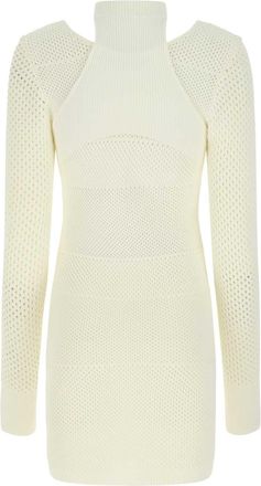 ADĀMO Andrea Adamo Womens Ivory Stretch Viscose Blend Dress 0474 Abiti