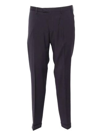 BRIGLIA 1949 cuffed trousers - Blue