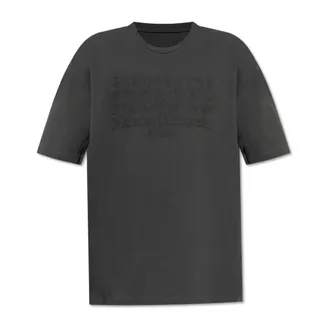 Maison Margiela T-Shirts, male, Gray, Size: L T-shirt with logo