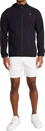 Redvanly Dewitt Solid-Toned Jacket In Black