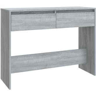 vidaXL Mesa Consola Madera De Ingenier&iacute;a Gris Sonoma 100x35x76,5 Cm Vidaxl