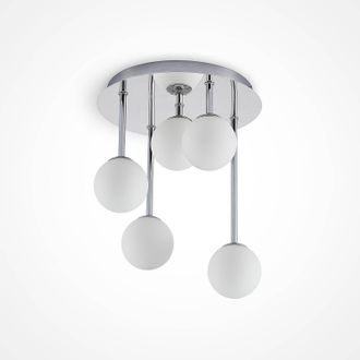 Lindby L&aacute;mpara De Techo chrissy En Plateado Metal - Lindby
