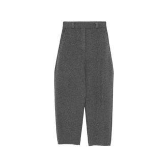 Lisa Yang Wide Leg Trousers - female - Lisa Yang - Wide Trousers - Gray - XS - Trousers