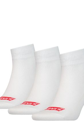 Levi's Calcetines de media altura Levis de algod&oacute;n reciclado con el logo Batwing: paquete de 3 - Hombre - 35 - Blanco / White