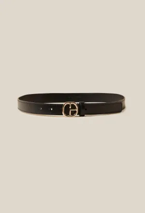 Claudie Pierlot Ceinture cuir noir