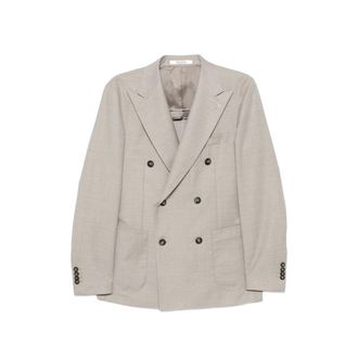 Tagliatore Double-breasted Peak-lapels Jacket