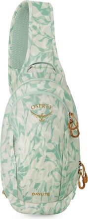 Osprey Daylite Water Repellent Sling Backpack in Shaleafy Print Frosty Mint at Nordstrom