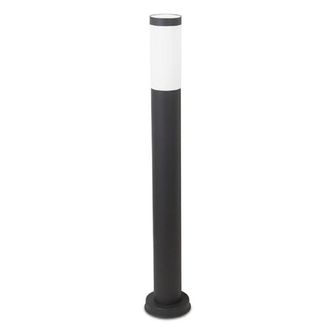 Forlight Forlight - Koral Baliza Exterior Para Jard&iacute;n Resistente Al Agua Ip55. Poste De Luz Para Sendero Y Camino. L&aacute;mpara Bolardo De Acero Inoxidable Gris Urb
