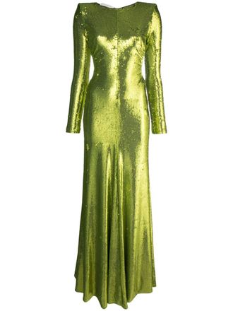 Philosophy di Lorenzo Serafini Abito con paillettes - Verde