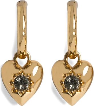 Zadig&Voltaire Orecchini a cerchio Heartbreaker - Oro