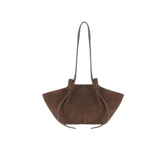 Yuzefi Shoulder Bags, female, Brown, Size: ONE SIZE Mochi Suede