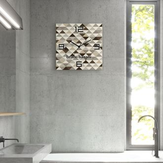 Bruno Banani Wanduhr »Wild Triangle« analog, 30 cm