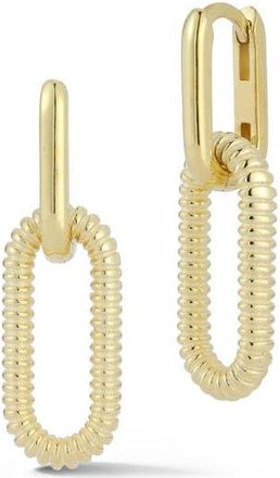 Chloe and Madison Link Drop Earrings in Gold at Nordstrom Rack