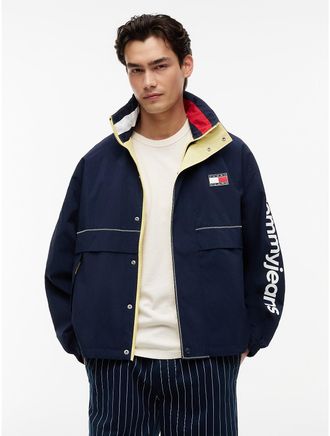 Tommy Hilfiger Mens Tommy Jeans Relaxed Sailing Jacket - Dark Navy - L