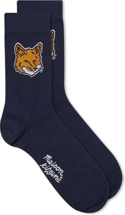 Maison Kitsun&eacute; Maison Kitsune Fox Head Socks