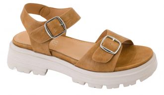 Corkys Footwear Womens Thats Just Me Buckle Strap Sandal In Caramel