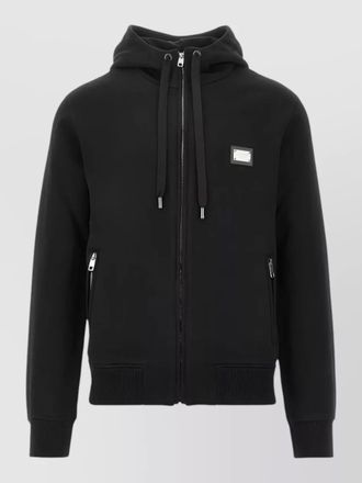 Dolce & Gabbana hooded sweatshirt drawstring hood zip pockets