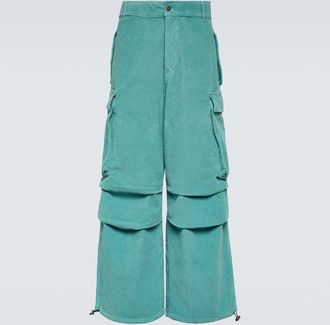 Alanui Velvet corduroy cargo pants