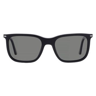 Persol Polarized Green Square Unisex Sunglasses PO3357S 95/58 53