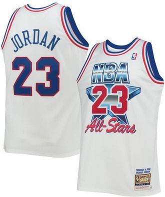 Mitchell & Ness Mens Mitchell & Ness Michael Jordan White Eastern Conference Hardwood Classics 1992 NBA All-Star Game Authentic Jersey at Nordstrom, Size Small