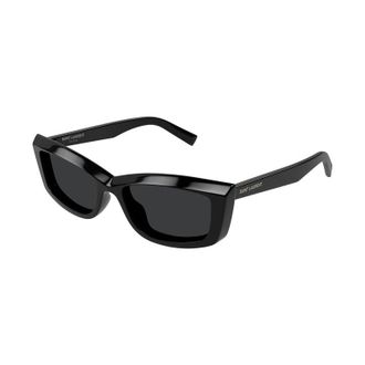 Saint Laurent Cat-Eye Full Rim Sunglasses - Black