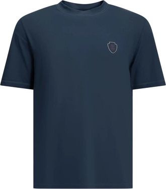 Brunello Cucinelli Hombre, Camisetas, Azul, Talla: XL