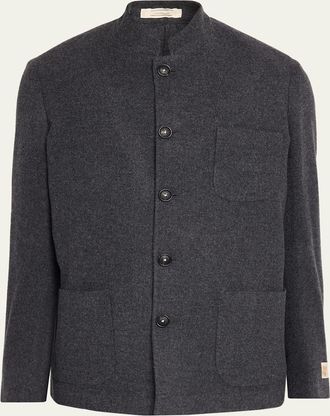 Massimo Alba Mens Wool-Cashmere Blazer