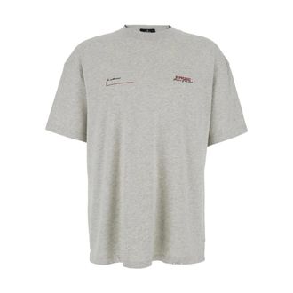 Represent Represent, Heren, Tops, Grijs, Maat: S Katoen