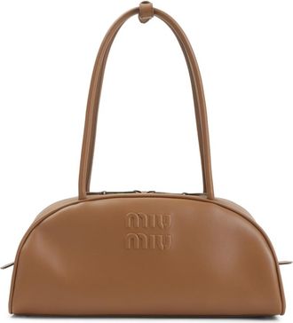 Miu Miu Brown Beau Medium Shoulder Bag