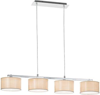 Dmora L&aacute;mpara Colgante Lodine, Marr&oacute;n