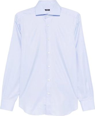 Barba Camicia con bottoni - Blu