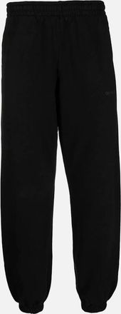 Off-white Mens Off-White Diagonal Tab Printed Joggers in Black - Size: 33/32/32