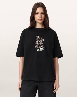 AllSaints Oneness Etta Oversized T-Shirt