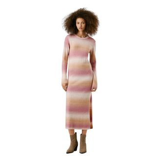 Pepe Jeans London Colombe Dress - Dames - Casual kleedjes - Veelkleurig - S - Wol - Kleedjes