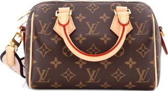 Louis Vuitton Speedy Bandouliere Bag Monogram Canvas 20 crossbody bag - Bruin