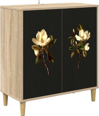 vidaXL Aparador Bremen Sonoma 69 X 33 X 75 Cm Madera De Ingenier&iacute;a Vidaxl