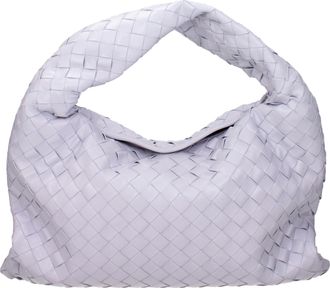 Bottega Veneta Damens Hop Umh&auml;ngetasche Lila/Austernleder