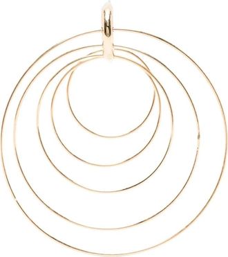 Panconesi Pierced Serpent Hoops Large - Dames - Oorbellen - Geel - ONE Size - Accessoires