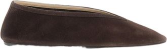 Le Monde Beryl Chocolate Suede Velvety Slipper Flats
