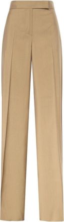 Max Mara Wool And Silk Poplin Trousers