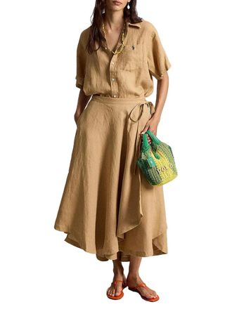 Ralph Lauren Linen Shirt - Beige