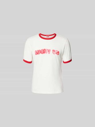 Kenzo Regular Fit T-Shirt aus reiner Baumwolle in Offwhite, Gr&ouml;&szlig;e L