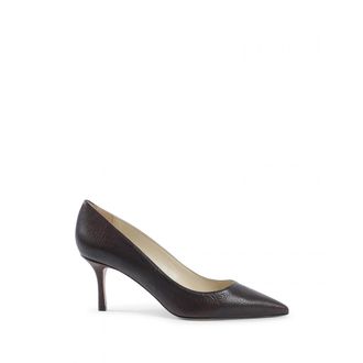 19V69 19V69 Womens Pump Dark Brown Leather - Size UK 6