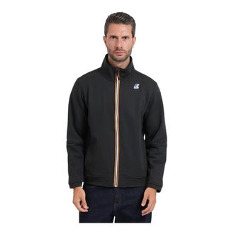 K-Way Hoodies & sweatvesten, Heren, Zwart, L, Katoen, Pepin Brushed PC