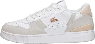 Lacoste T-Clip Sneakers Laag - Dames - Sneakers - Wit - 37 EU - Schoenen