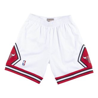 Mitchell & Ness NBA Swingman Shorts Chicago Bulls 1997-98 White Red SMSHCP18151-CBUWHIT97