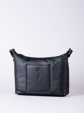 Lakeland Leather Womens Talkin Shoulder Bag in Black material_real_leather - One Size